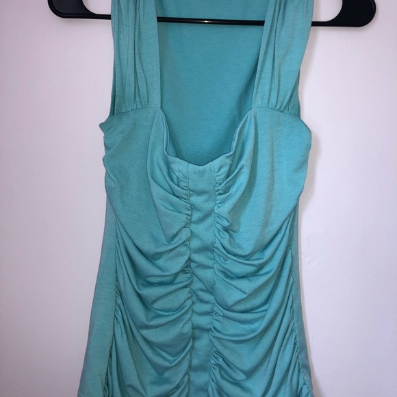 Three Pink Hearts Women’s Ruched Tank - Picture 4 of 5